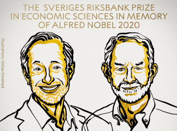 Dos expertos en subastas ganan Premio Nobel de Economía 2020