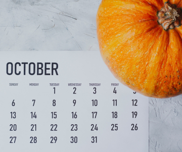 Calendario Octubre 2023 - Colombia