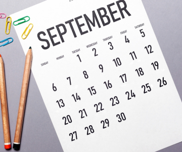 Calendario Septiembre 2023 - Colombia