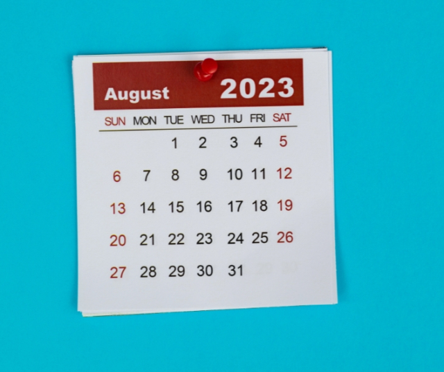 Calendario Agosto 2023 - Chile